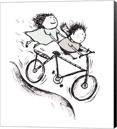 Framed Bike Kids Print