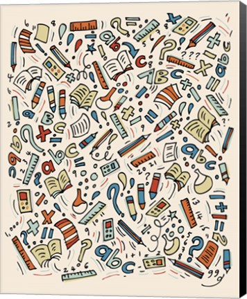 Framed School Stuff Print