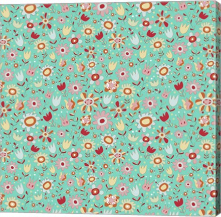 Framed Gorgeous Girly Flowers Print