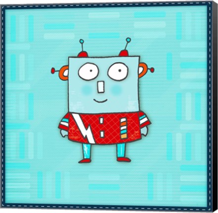 Framed Robot Boy Print