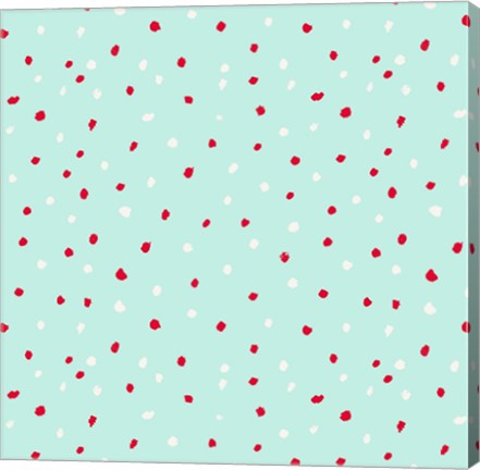 Framed Sleepy Time Dot Pattern Print