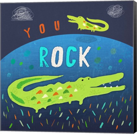 Framed You Rock Print
