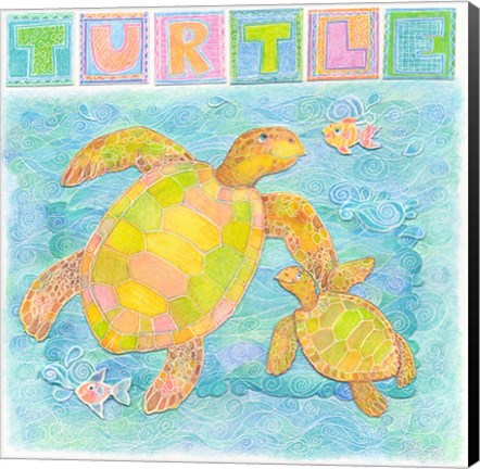 Framed Turtle Print