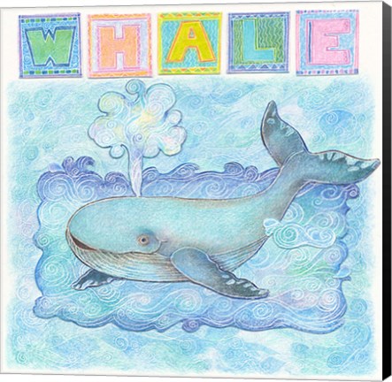 Framed Whale Print