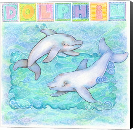 Framed Dolphin Print