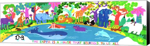 Framed Earth Is a House Print