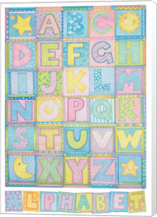 Framed Alphabet Print