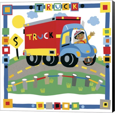 Framed Truck Print