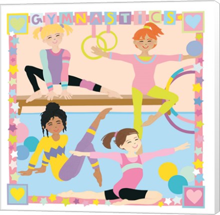 Framed Gymnastics Print