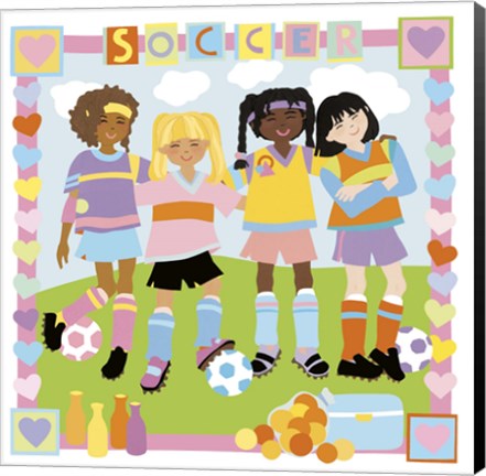 Framed Soccer Print