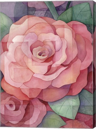 Framed Rose Print