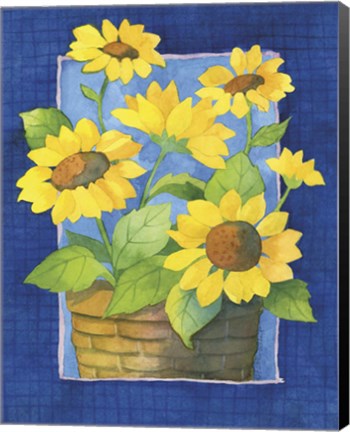 Framed Sunflowers Print