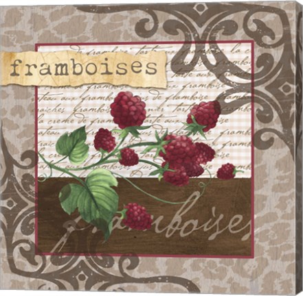 Framed Framboises Print