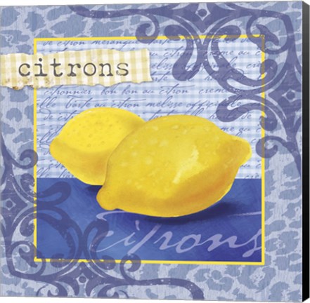 Framed Citrons Print