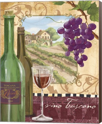 Framed Wine Country Print