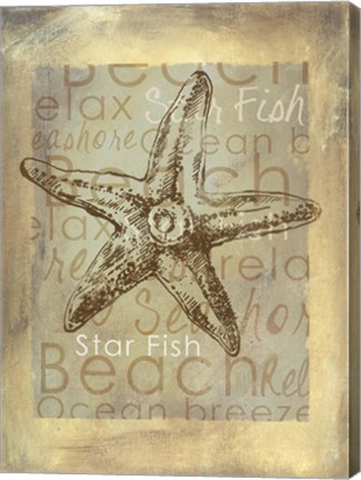 Framed Shore Life I Print