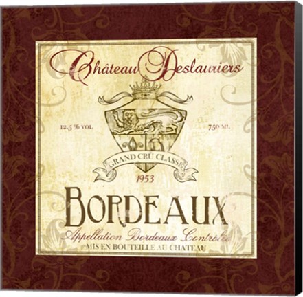Framed Bordeaux Print