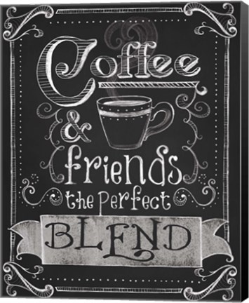 Framed Coffee &amp; Friends Print