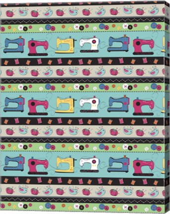 Framed Sewing 3 Print