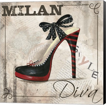 Framed Milan Style Print