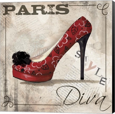 Framed Paris Style Print