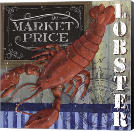 Framed Lobster Print