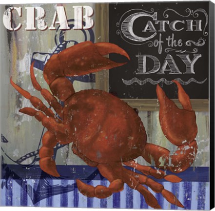 Framed Crab Print