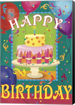 Framed Happy Birthday Print