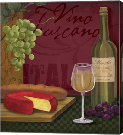 Framed Vino Toscano Print
