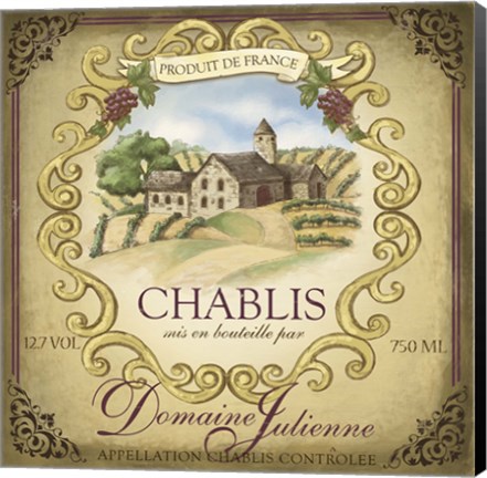 Framed Domaine Julienne Print
