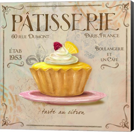 Framed Patisserie IV Print