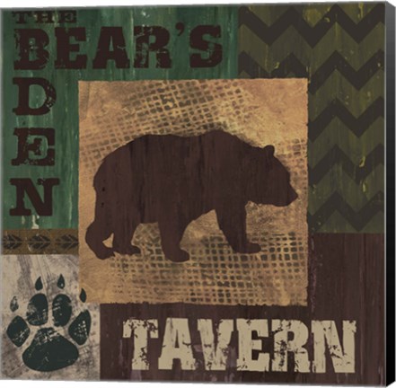 Framed Bear&#39;s Den Tavern Print