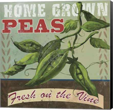 Framed Peas Print