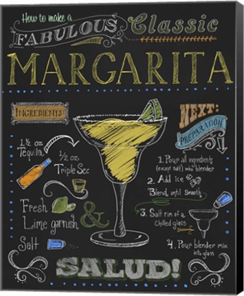 Framed Margarita Print