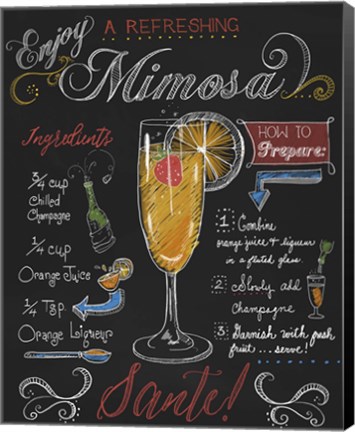 Framed Mimosa Print