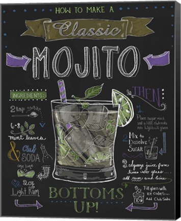 Framed Mojito Print