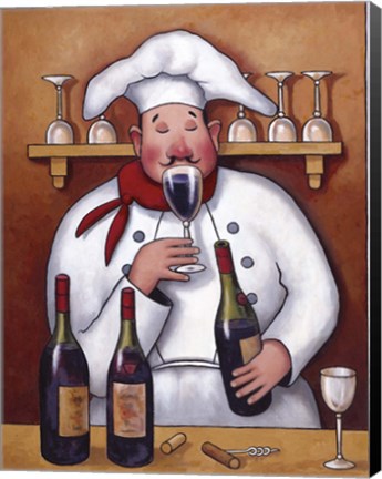 Framed Chef I Print