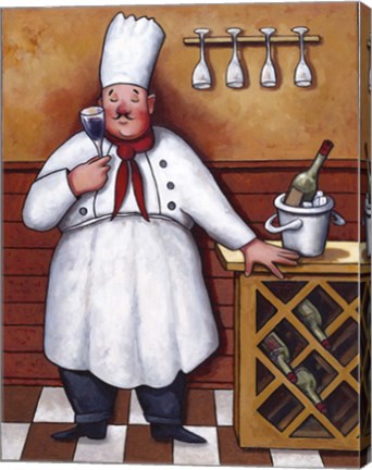 Framed Chef II Print