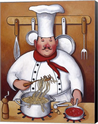 Framed Chef IV Print