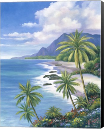 Framed Tropical Paradise II Print