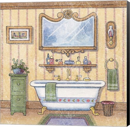 Framed In The Bath I Print