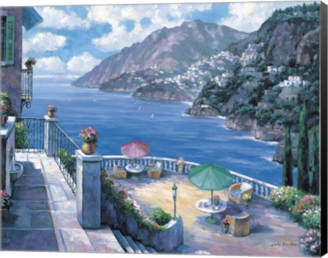 Framed Amalfi Coast Print