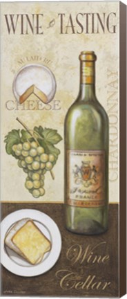 Framed Wine And Cheese II Print