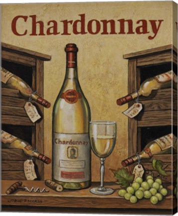 Framed Chardonnay Print