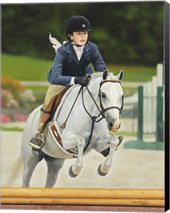 Framed Horse Rider Print