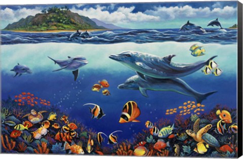 Framed Reef Serenade Print