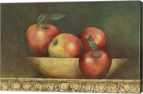 Framed Red Apple Still Life Print