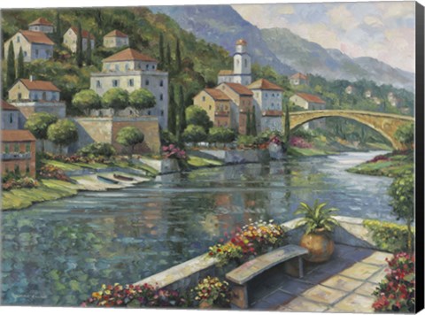 Framed Italian Vista Print