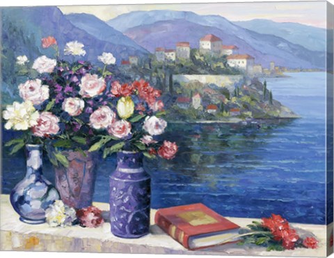 Framed Mediterranian Scene Print