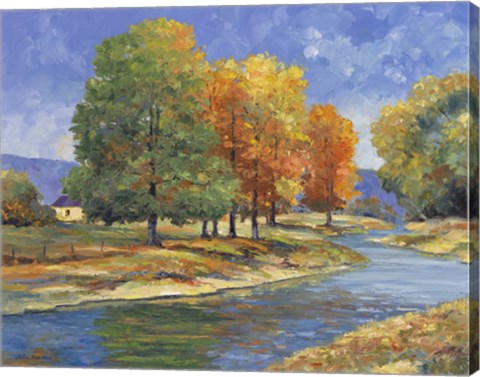 Framed New England Autumn Print